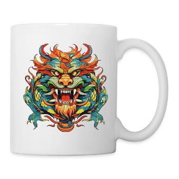 Dragon Comic China - Mug blanc - blanc - Droite
