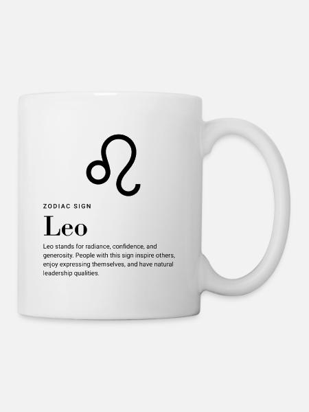 Leo - Zodiac Sign - Mug - white