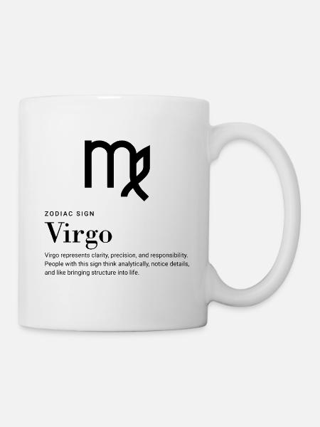 Virgo - Zodiac sign - Mug - white