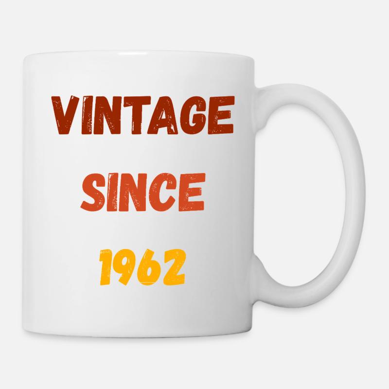 1962 Birthday - Vintage since 1962 - Mug - white