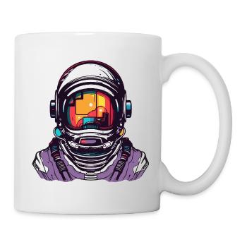 Astronaut Comic Helmet - Mug - white - Right