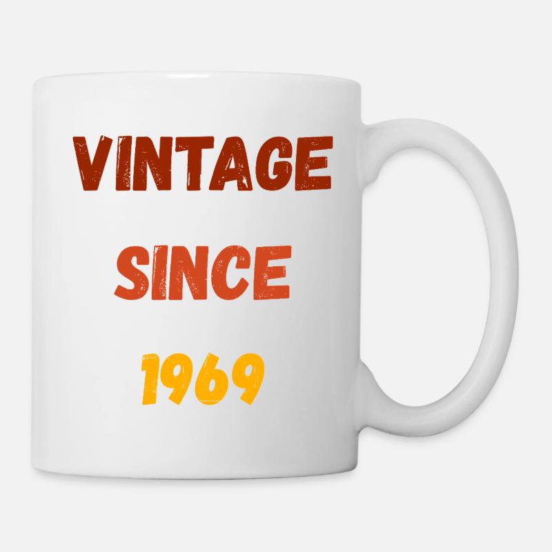Anniversaire 1969 - Millésime depuis 1969 - Mug blanc - blanc