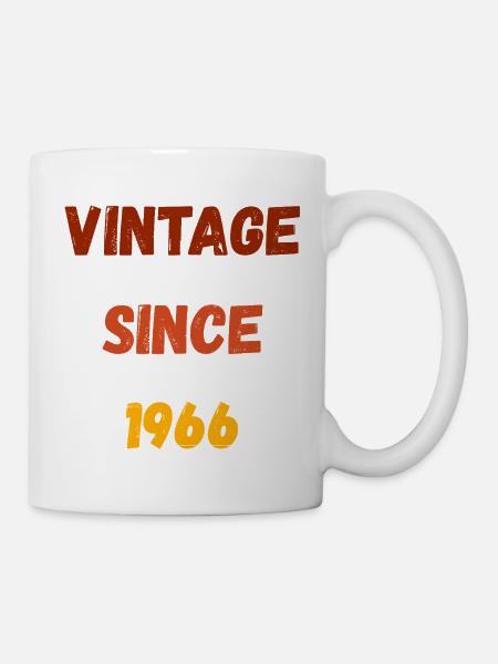 Anniversaire 1966 - Millésime depuis 1966 - Mug blanc - blanc