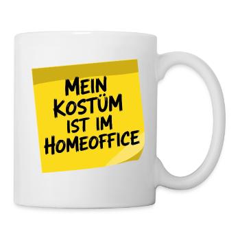 Costume is in the home office carnival carnival office - Mug - white - Right
