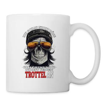 Je n’ai pas l’air méchant - je ne souris juste pas... - Mug blanc - blanc - Droite
