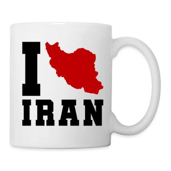 I Love Iran - Mug - white - Right