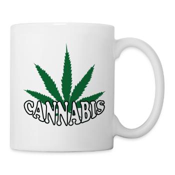 Cannabis – Weed – Legalisierung - Tasse - Weiß - Rechts