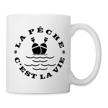 Fishing is life - Mug - white - Right