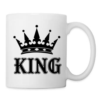 Crown king - Mug - white - Right