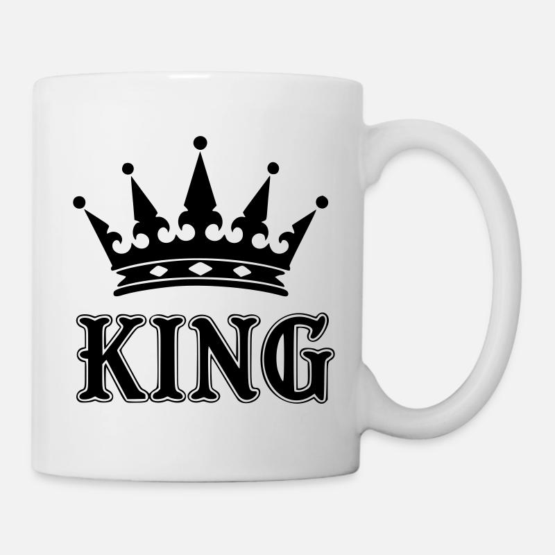 Couronne king - Mug blanc - blanc