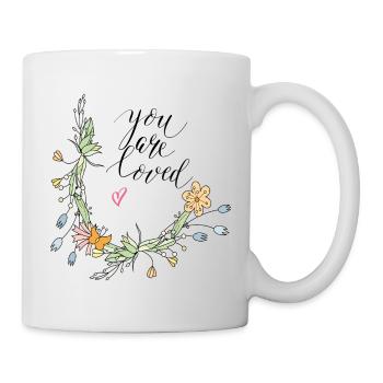 Vrille de fleur - Mug blanc - blanc - Droite