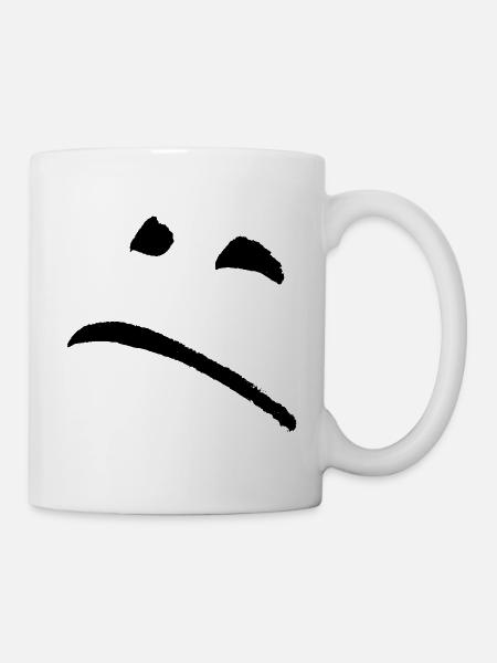 sad - Tasse - Weiß
