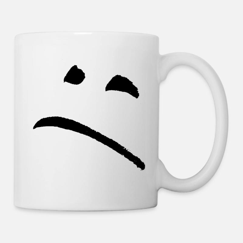 Triste - Mug blanc - blanc
