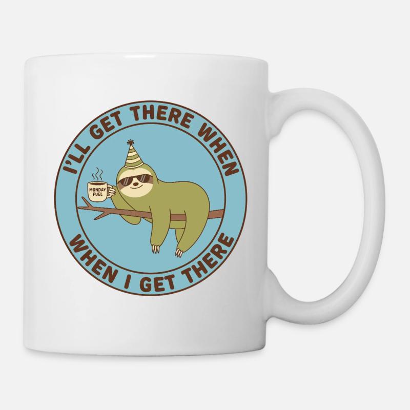 Sloth Monday Fuel Casual - Mug - white