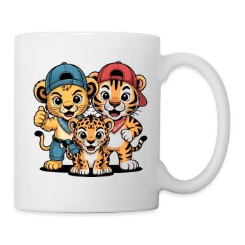 Cuddly Trio Caps - Mug - white - Right