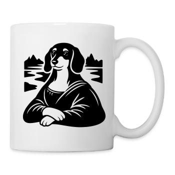 Dachshund Lisa Portrait - Mug - white - Right