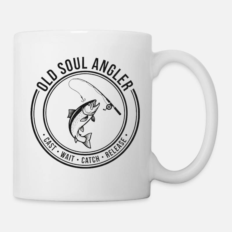 OLD_SOUL_ANGLER - Mug blanc - blanc