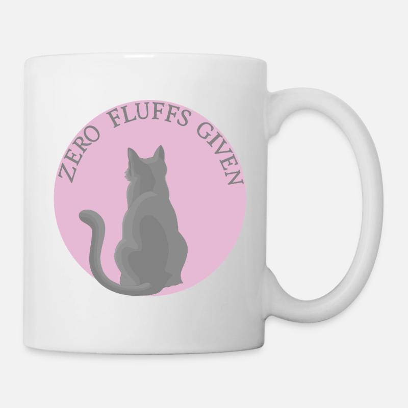Katze mit Attitüde - Tasse - Weiß