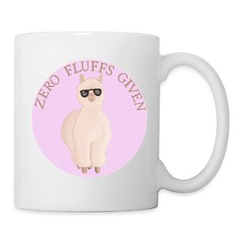 Fluffy alpaca - Mug - white - Right