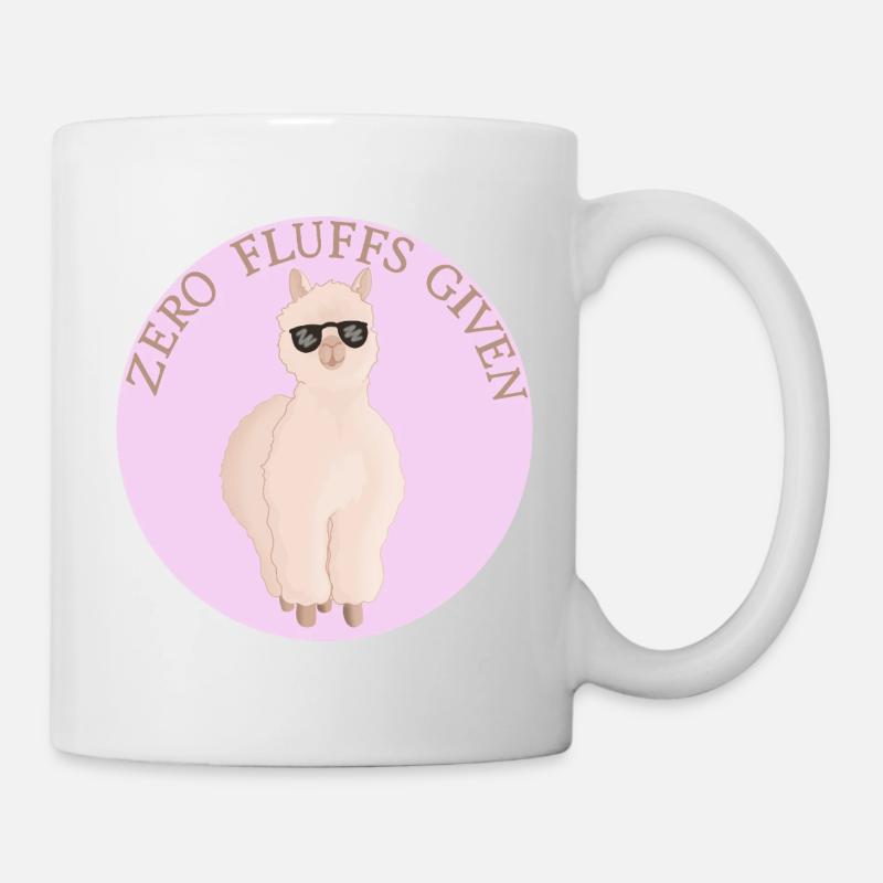 Fluffiges Alpaca - Tasse - Weiß