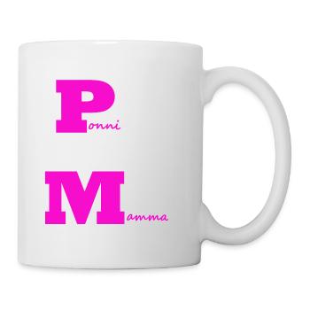 PonyMom rose - Mug blanc - blanc - Droite