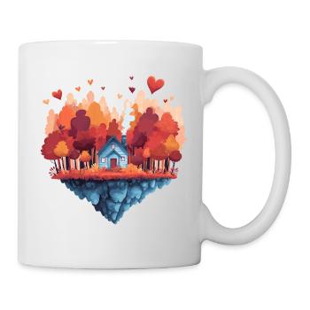 Rêve de la Maison de l’Île d’Automne - Mug blanc - blanc - Droite
