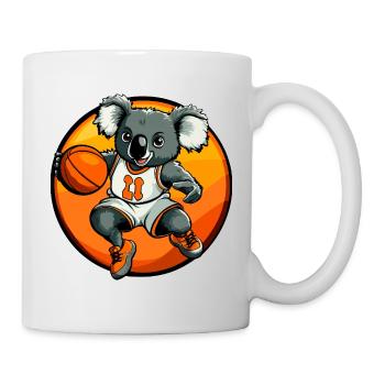 Basketball player Koala - Mug - white - Right