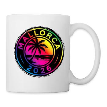 Mallorca 2026 Colorful - Mug - white - Right