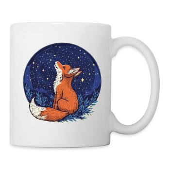 Fox and Stars - Mug - white - Right