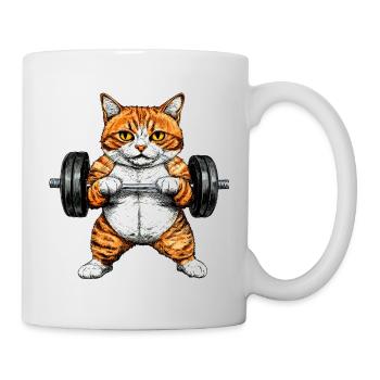 Cat Fitness - Mug - white - Right