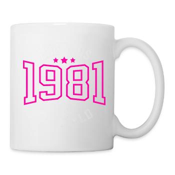 Legends 1981 on the Field - Tasse - Weiß - Rechts