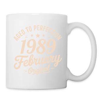 Février 1989 - February 1989 - Mug blanc - blanc - Droite