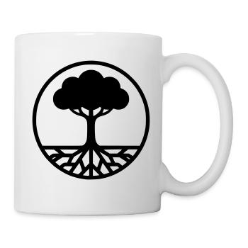 Tree of Life Silhouette - Mug - white - Right