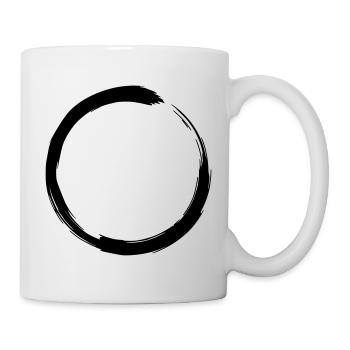 Enso Circle Zen Brushstroke - Mug - white - Right