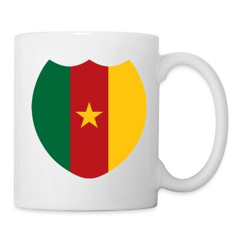 Cameroun fier drapeau - Mug blanc - blanc - Droite