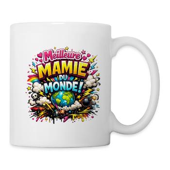 Best Colorful Granny in the World - Mug - white - Right