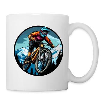 Freeride Biker - Mug - white - Right