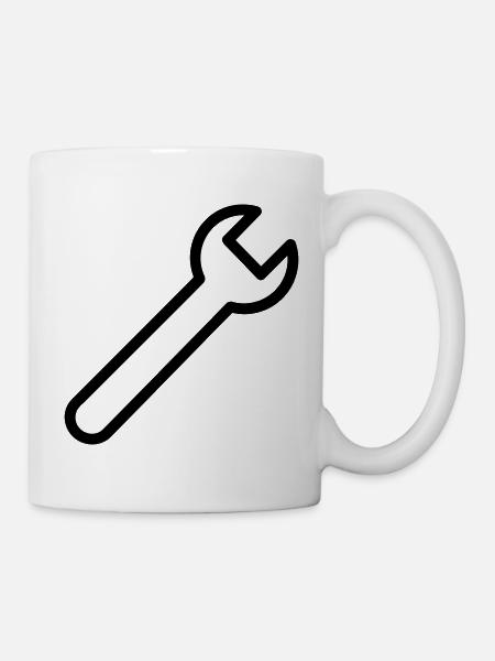 DIY-Schlüssel - Tasse - Weiß