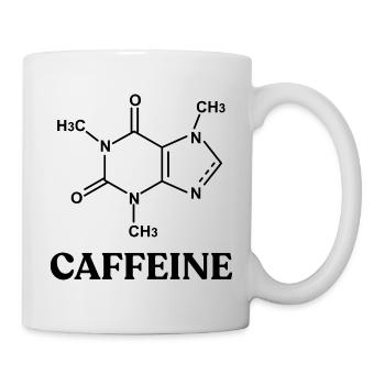  Funny Chemistry Coffee Caffeine Molecule Scientis - Mug - white - Right
