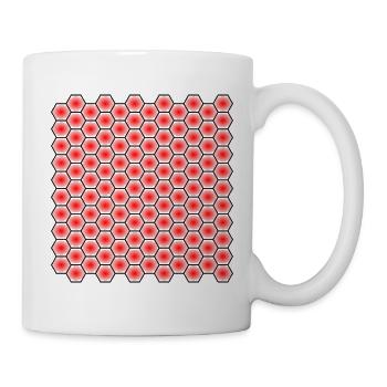 DESIGN. KUNST. PAPA. MAMA. MODERN. GEEK. VINTAGE. - Tasse - Weiß - Rechts
