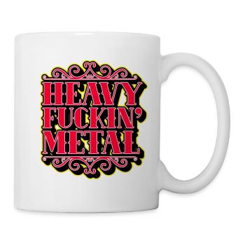 Heavy F***ing Metal - Mug - white - Right