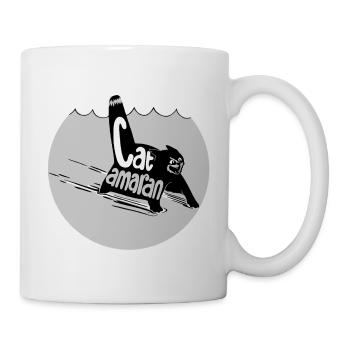 Typ-o-Cat #16 CATamaran - Tasse - Weiß - Rechts