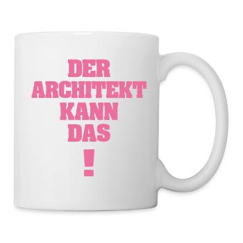 architecte - Mug blanc - blanc - Droite