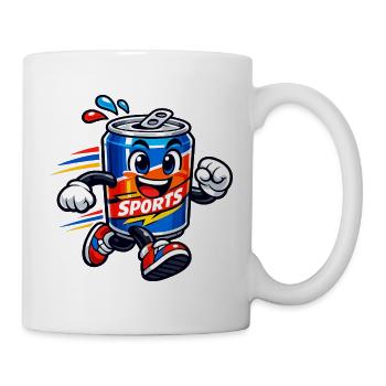 Cheerful sports jug Sprint - Mug - white - Right