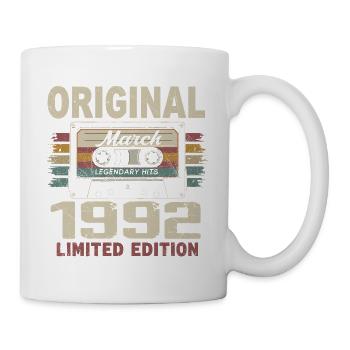 März 1992 Vintage März 1992 - Tasse - Weiß - Rechts