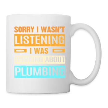 Plombier - Mug blanc - blanc - Droite