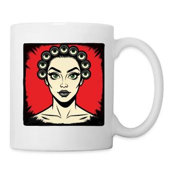 ICH SEHE DICH – nette Leute - Tasse - Weiß - Rechts
