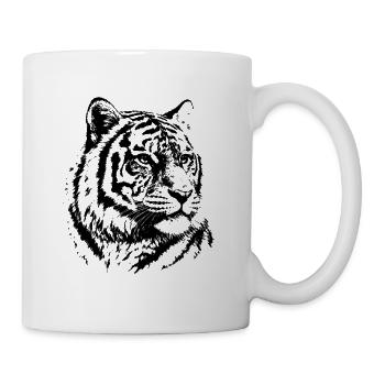 Tiger – Wild Strength and Character - Mug - white - Right