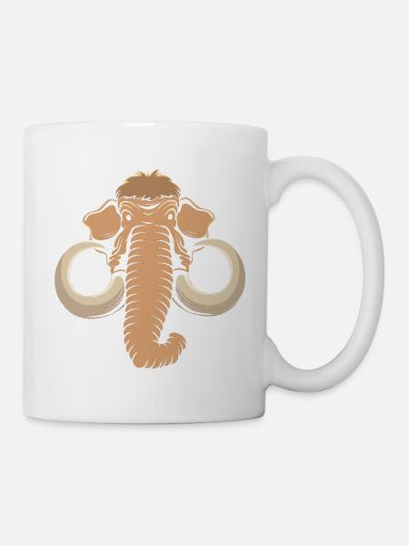 Mammut - Tasse - Weiß