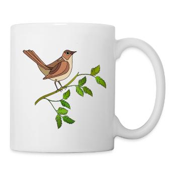 Colorful bird - Mug - white - Right